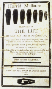Horrid Massacre - cover of Peter Edes 1806 pamphlet